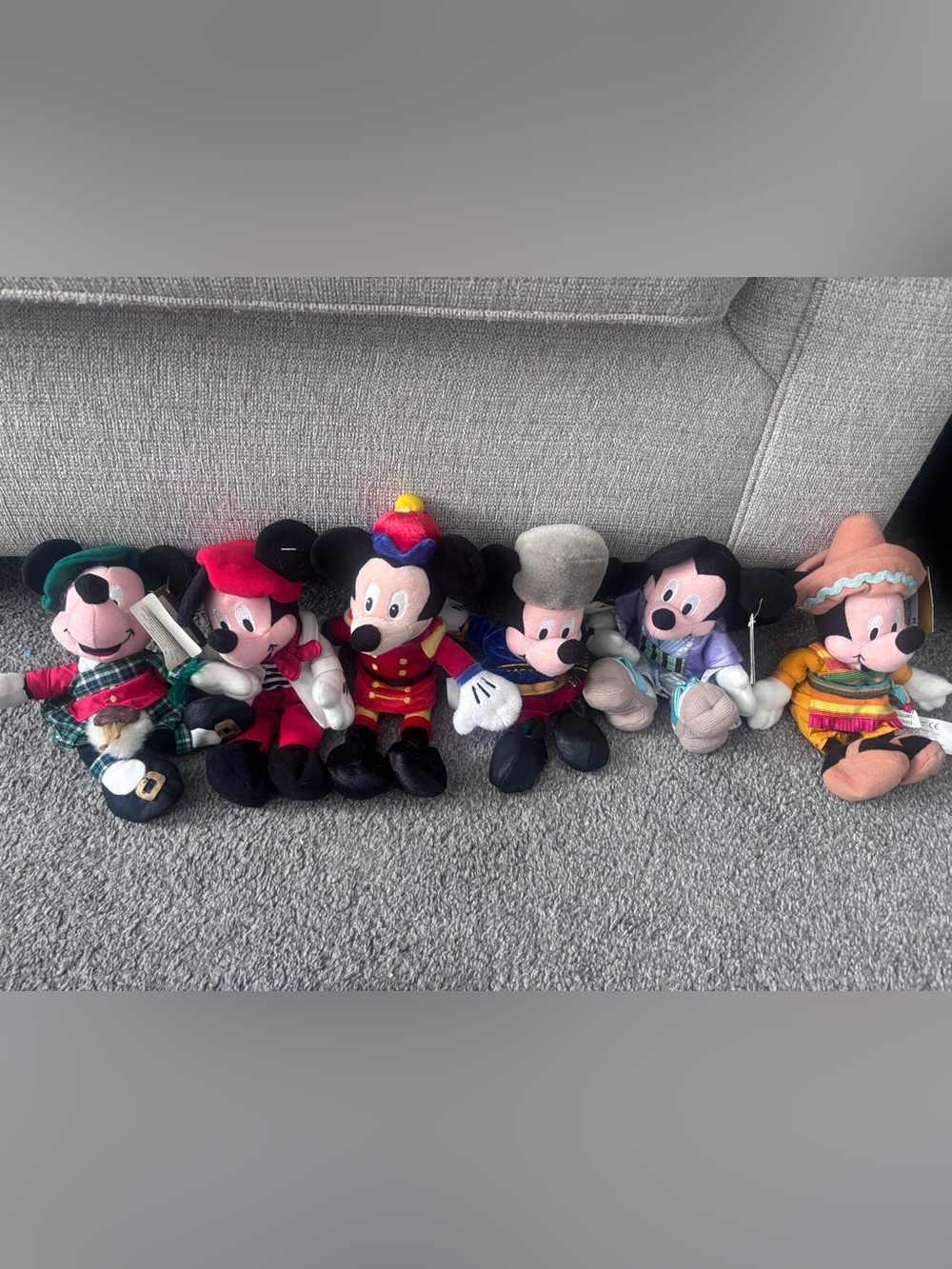 Collection of original globe trotting mickeys